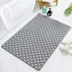 thumbnail image 4 of Tapete de ducha antideslizante con ventosas y orificios de drenaje, tapete de bañera suave lavable a máquina de 30x17 pulgadas, tapete de baño antideslizante para bañera, 4 of 5