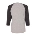 thumbnail image 3 of LAT Women�'s Baseball Fine Jersey Three-Quarter Sleeve Tee, 3 of 3