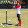 thumbnail image 3 of BaseGoal Tee de Bateo para Béisbol, Tee Portátil para Softbol con Soporte Trípode de Goma para Entrenamiento de Bateo con Bolsa de Transporte, 3 of 8
