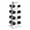 100 lb Set w/4 Tier Rack, variant on 220 lbs Rubber Hex Dumbbell Set with Rack (5-50 lbs) - Home Gym Fitness, Space Saving Strength Training Equipment for Men Women - Build Muscle, Get Fit