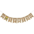 thumbnail image 1 of Bannière Hello Spring en Toile de Jute, Décorations Printanières pour la Maison, Guirlande Bannière Rustique de Printemps, Décoration Suspendue pour Cheminée de Pâques, Décorations Intérieures et Extérieures, Accessoires Photo, 1 of 7