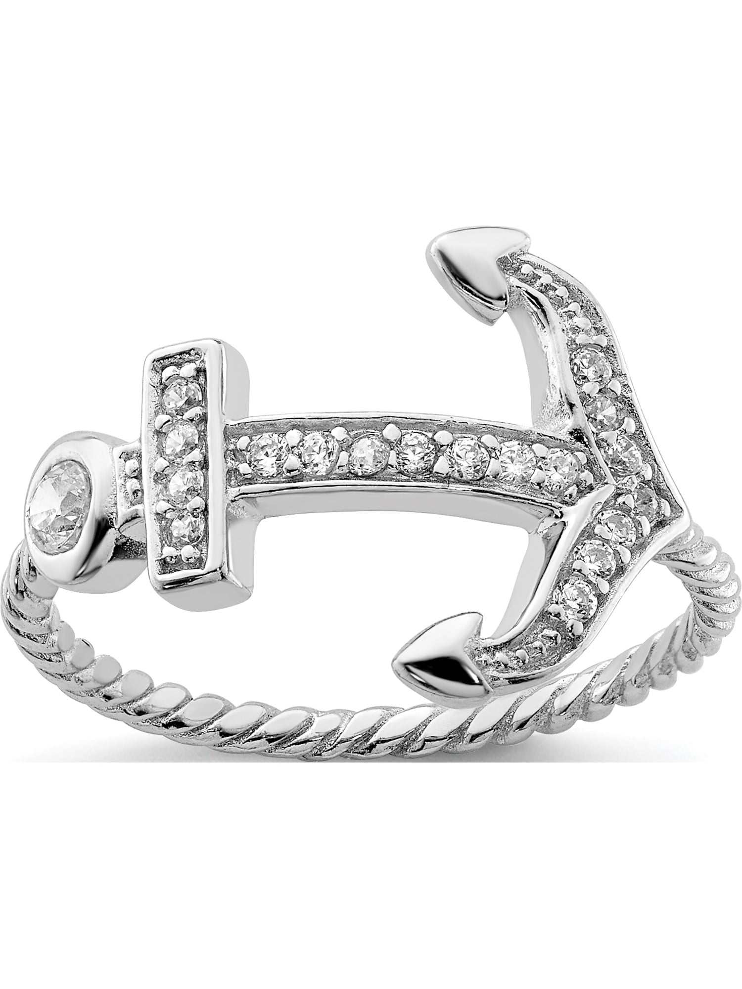 Jewelry by Sweet Pea Designer Sterling Silver RhodiumPlated Polished