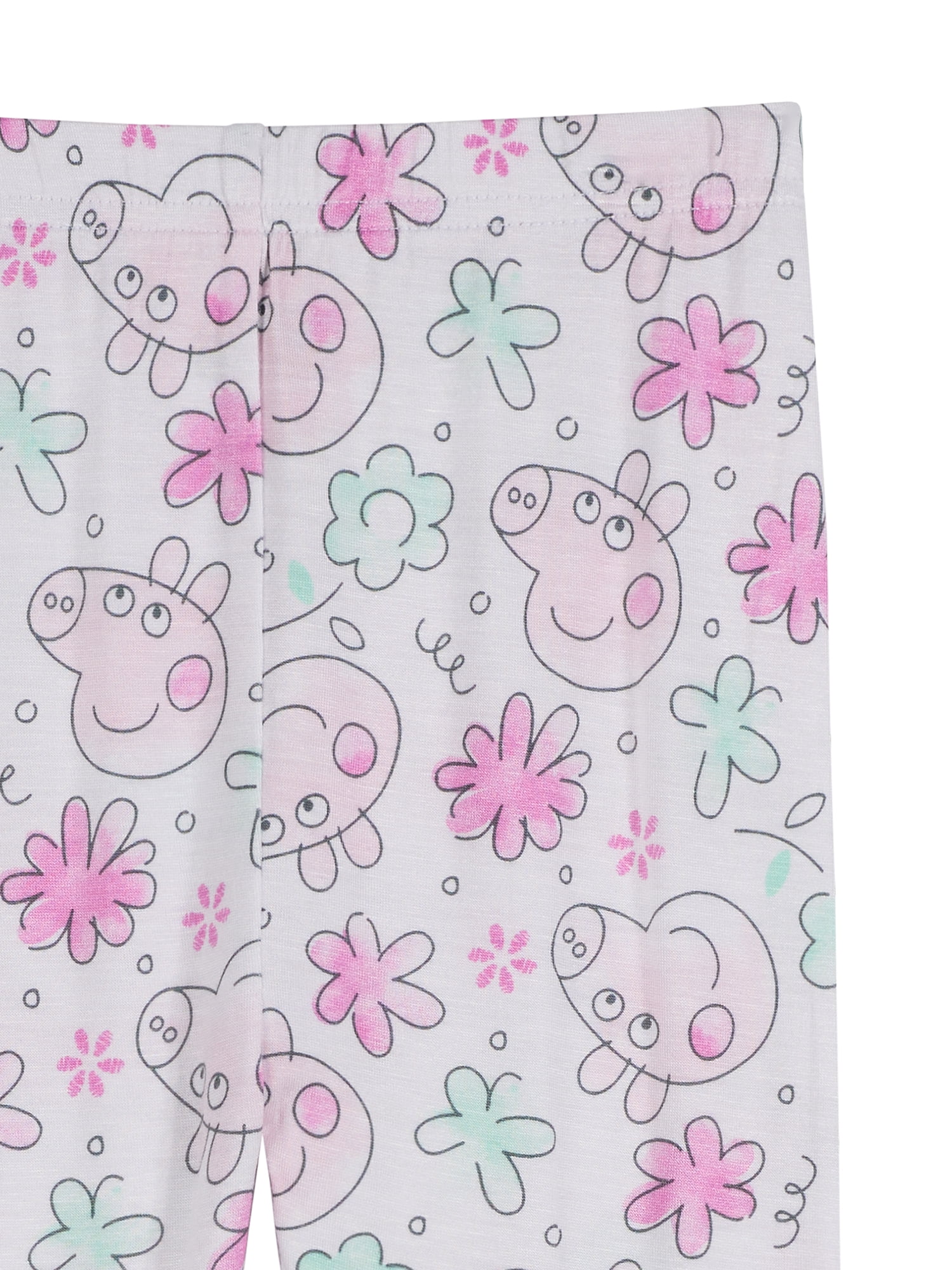 Peppa Pig Toddler Viscose Unisex 2-Piece Pajama Set, Sizes 12M-5T