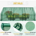 thumbnail image 5 of EAGLE PEAK Garden Portable Tunnel Greenhouse 95 x 36 x 36 in with Large Zipper Door for Indoor Or Outdoor Plants, 5 of 9