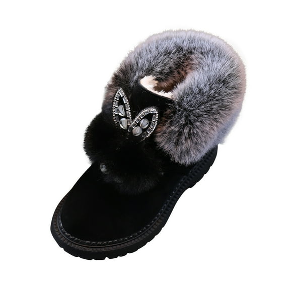 Generic Baby Sneakers Children Kid Baby Girls Boots Ankle Sport Short Bootie for Simple Casual Non Slip Breathable Shoe ﻿(15-18 Months,Black)