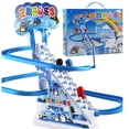 thumbnail image 2 of Pingüino Subir Escalera Diversión Juguete deslizante Rompecabezas eléctrico Zulema Juguete de pista de ferrocarril eléctrico, 2 of 5