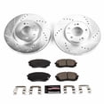thumbnail image 2 of PowerStop Front Z23 Evolution Sport Carbon-Fiber Ceramic Brake Pad and Drilled & Slotted Rotor Kit Fits: KIA Select Models K8621, 2 of 4