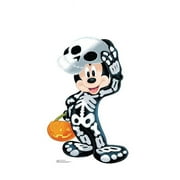 42 x 27 in. Halloween Mickey Skeleton - Disney Cardboard Standup