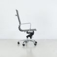 thumbnail image 4 of Modern Living Contract Grade Aluminum Base Adjustable Swivel Office Desk Chair, Black, 4 of 5