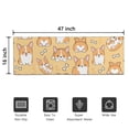 thumbnail image 5 of Corgi Dog and Footprints Door Rugs,Washable Non Slip Door Mats Indoor,Decorative Door Mats,Entry Mat Indoor for Entrance,Bedroom,Kitchen,Bathroom,16"x47", 5 of 6