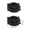 thumbnail image 2 of 1 par de cargadores de aluminio abridor de taza 1/4 10 pulgadas para Revox Akai Teac (Base) negro, 2 of 9