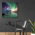 thumbnail image 4 of Epic Art 'Northern Lights In The Lofoten Islands Norway 5' by Epic Portfolio, Acrylic Glass Wall Art, 36"x36", 4 of 8