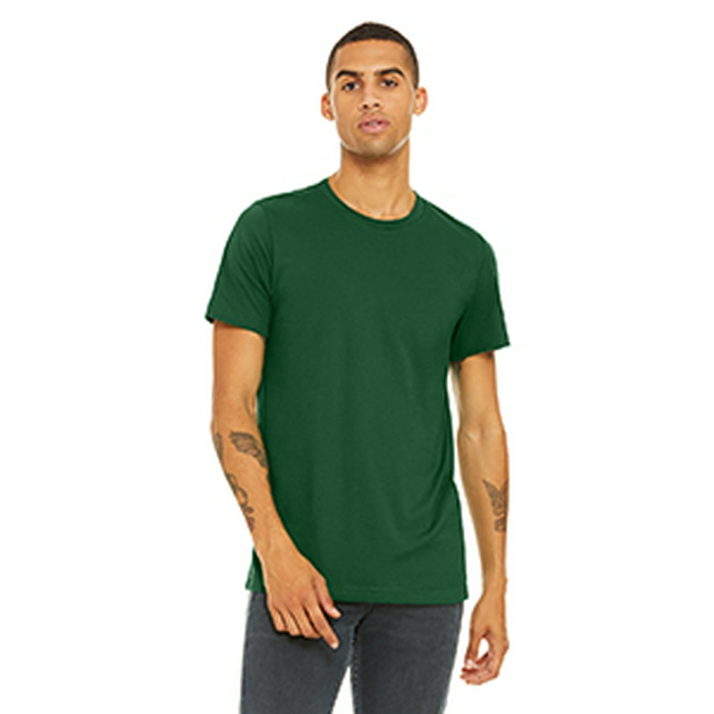 BELLA+CANVAS - Bella + Canvas 3001C Unisex Jersey T-Shirt - EVERGREEN ...