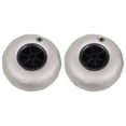 thumbnail image 5 of 9 inch 2x Silver Gray Beach Cart Wheels Inflatable Wheels Replacement Balloon Beach Tire for Camping, 5 of 12