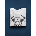 thumbnail image 3 of Fierce Bull. Sweatshirt Men -Image by Shutterstock, Male 4X-Large, 3 of 4
