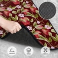 thumbnail image 3 of Disketp Leaf And Fruit for Crystal Velvet Car Mats Four-Piece Set,All-Season Automotive Protection, Vehicles, Cars, Trucks, and SUVs,Anti-Slip Design, 3 of 7