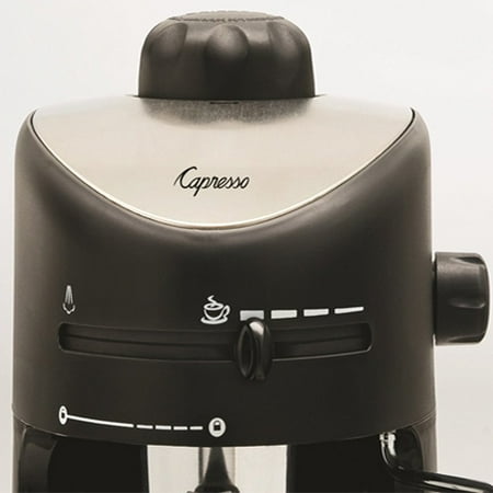 CAPRESSO Espresso Machine, Black/Silver,10 oz. 303.01