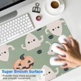 thumbnail image 4 of Long Mouse Pads for Desk,Cute Halloween Ghost Pumpkin Pattern Desk Mats on Top Of Desks, Desk Mouse Pad Extra Large with 3mm Non-Slip Base and Stitched Edge for Gaming,Office,Work,Home 35.4"x15.7", 4 of 6