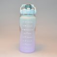 thumbnail image 3 of Visland 2000ml Water Bottle Scale Marker Leakproof Plastic Gradient Colours Drink Jug for Office, 3 of 7