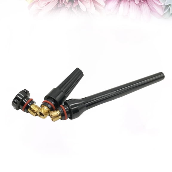 ROMANSENTIAL 3Pcs Black Tig Welding Torch Parts Kit with Low Burn Loss for Welding Use