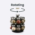 thumbnail image 2 of olde thompson 16-jar labeled orbit spice rack jars & rack, 2 of 3