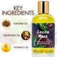 thumbnail image 4 of Cocoa Mint Kids Natural Body Oil - Deeply Moisturizes & Soothes Sensitive Skin - 4 oz by LatherGreen, 4 of 11