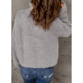 thumbnail image 2 of HOTAPEI Sweaters for Women 1/4 Zip Pullover Sweaters Long Sleeve Knitted Sweater Tops Winter Sweaters, 2 of 6