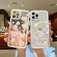 thumbnail image 4 of Compatible with iPhone 12 Pro Case Cute Cartoon Floral Butterfly Design for Women Girls Aesthetic Kawaii Slim Soft TPU Transparent Cover for iPhone 12 Pro 6.1 inch£¨Purple£©, 4 of 14