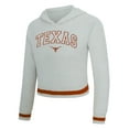 thumbnail image 2 of Women's Concepts Sport Gray/Orange Texas Longhorns Whitley Long Sleeve Hoodie Top & Shorts Set, 2 of 5