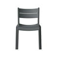 thumbnail image 5 of Lagoon Naples B Stackable Side Chair Dark Grey, 2 Pcs, 5 of 6