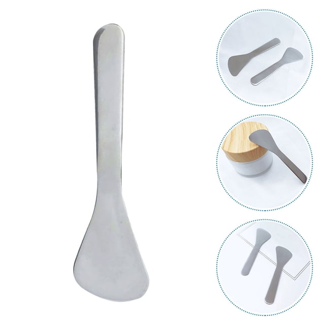 Raindrops 2Pcs Makeup Tools Stainless Steel Silver For Women Home Skincare Use