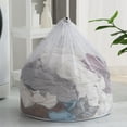 thumbnail image 1 of pdqouc Sac à Linge Réutilisable à Cordon, Lavage en Machine, Sac à Linge en Filet, Sac Filet à Linge, Vêtements Jouets Chaussures, Petit Sac de Rangement pour la Maison, Dortoir, Appartement, Hôtel, Plage, 1 of 9