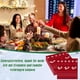 thumbnail image 3 of Servilletas navideñas rojas, 80 unidades de servilletas navideñas con diseño de copos de nieve de reno, decoración de mesa navideña, papel de invierno, servilletas de papel desechables de 2 capas para, 3 of 5