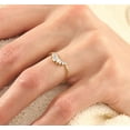 thumbnail image 3 of vylahjewellery Dainty 1.50 CT Baguette Cut Moissanite Diamond Ring 14K Rose Gold Wedding Gift Ring For Women's, 3 of 4