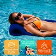 thumbnail image 5 of TRC Recreation Sunsation 1.75" Thick Foam Pool Float Lounger w/ Headrest, 2 Pack, Navy, 5 of 12