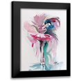thumbnail image 1 of Kovacs, Anna Brigite 15x18 Black Modern Framed Museum Art Print Titled - Ballerina in Pink I, 1 of 5