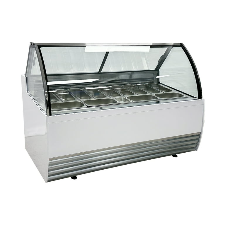 70in. Commercial Ice Cream Gelato Dipping Display Freezer 13