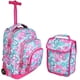 thumbnail image 1 of Mochila con ruedas + Lonchera Jworld SQbags Escolar Infantil Llantitas con luces, 1 of 7