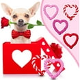 thumbnail image 6 of Yirtree 2 Pieces Valentine's Day Heart Shaped Dog Rope Pet Chew Toys Heart Chew Rope for Valentines Dog Puppy Pets Chewing Supplies, 6 of 8