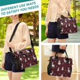 thumbnail image 5 of Medium Cooler Bag Lunch Bag Portable Meal Bag Work Meal Bag Outdoor Meal Bag Travel Meal Bag Picnic Meal Bag Going Out Meal Bag Beautiful Cute Christmas Pattern, 5 of 6