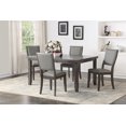 thumbnail image 1 of Topline Home Furnishings Table à manger grise simple, 1 of 1