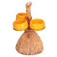 thumbnail image 2 of Naiovety Calabaza de Halloween Snack Bowl Stand Snack Basket con 3 cuencos en forma de calabaza para fiestas de cumpleaños panadería Navidad Kits de decoración para fiestas No.2 Naiovety HA027574-02, 2 of 6