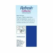 Refresh Celluvisc Lubricant Soothing Eye Gel, 0.01 oz Single Use Vials, 30 Count Per Box 5 Boxes