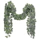 thumbnail image 2 of 12 Strands Artificial Grape Vines Ivy Leaves With 3 Strings Grapes For Wedding Party Home Wall Deco, 2 of 3