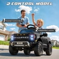 thumbnail image 3 of Conchico 12V Licensed Ford F150 Raptor Powered Ride-On Cars Toys with Remote & Durable Wheels for Kids, Black, 3 of 8