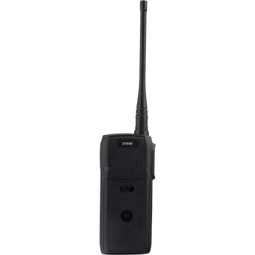 Motorola DTR700 Digital 2-Way Radio (50 Channels) (DTR700) + Multi-Unit Charger + 6 x HKLN4606 Remote Speaker Mic (6-Pack)