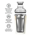 thumbnail image 3 of Groove Double Wall SS Cocktail Shaker (500 ml, 17 oz), 3 of 4