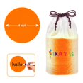 thumbnail image 3 of Carpet Circles IKAYAS, 60 unidades, manchas de nailon de 10 cm, color naranja, 3 of 5