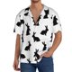 thumbnail image 1 of Fotbe Black Rabbit Camisa Estampada de Manga Corta para Hombre, Casual de Verano, Estilo Playero, Sin Arrugas-XX-Large, 1 of 5