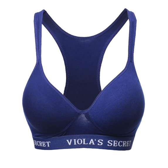 FashionOutfit Women's Basic Solid Color Sporty Padded Sport Bras